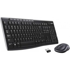 Клавиатура + мышь Logitech Wireless Combo MK270, Black, USB [920-003381]
