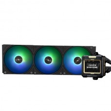 Система водяного охлаждения Thermalright Frozen Warframe 360 Black ARGB (F-WFRAME-360-BL-ARGB) / (LGA115X/1200/1700/2011/2066/FM1/FM2/FM2+/AM2/AM2+/AM3/AM3+/AM4/AM5) / 360mm / 3x120mm / PWM / Black