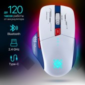 Мышь Defender TISA GM-126 WHITE BLUE 52126 Bluetooth