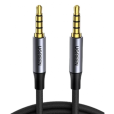 UGREEN 3.5mm 4-Pole M/M Audio Cable Alu Case 2m AV183 Black (20782)