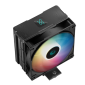 Кулер DeepCool AG400 DIGITAL BK ARGB (R-AG400-BKADMN-G-1) LGA1700/1200/115X/AM5/AM4/ ARGB Fan 120mm/ 4 TT / PWM / TDP 220W, черный