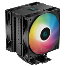 Кулер DeepCool AG400 DIGITAL PLUS (R-AG400-BKADMP-G-1) LGA1700/1200/115X/AM5/AM4/ ARGB Fan 120mm/ 4 TT / PWM / TDP 220W