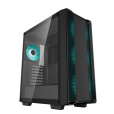Корпус ATX Без БП Deepcool CC560 V2 (R-CC560-BKGAA4-G-2) (Tempered Glass,1xUSB3.0, 1xUSB-A 3.2 5Гбит/с, 4x120mm Blue Fan, HD Audio+Mic, 2x3.5", 2x2.5", VGA MAX 370mm, CPU MAX 163mm, пылевые фильтры) Black) Black