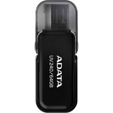 USB2.0 32Gb ADATA UV240 (AUV240-32G-RBK) USB 2.0 Type-A, пластик, раскладной корпус, черный