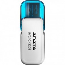 USB2.0 32Gb ADATA UV240 (AUV240-32G-RWH) USB 2.0 Type-A, пластик, раскладной корпус, белый