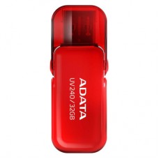 USB2.0 64Gb ADATA UV240 (AUV240-64G-RRD) USB 2.0 Type-A, пластик, раскладной корпус, красный