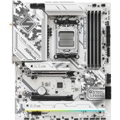 MB ASRock B650 STEEL LEGEND WIFI Soc-AM5 (B650) 2xPCI-Ex16 PCI-Ex1 3xM.2+M.2(Wi-Fi/BT) 2.5GbE LAN Wi-Fi 6E BT 5.2 RAID 0/1/10 4xDDR5 7200MHz+ DP+HDMI ATX White RTL