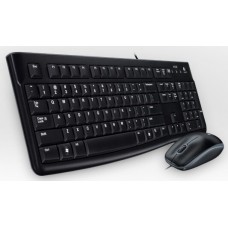 Комплект ПРОВОДНОЙ Клавиатура + мышь Logitech MK120 Black (920-002589) (мышь проводная USB (сенсор оптический), клавиатура USB, цвет черный) ПРОВОДНОЙ
