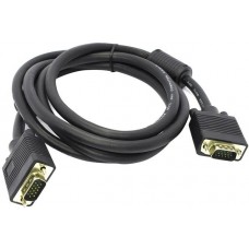 Кабель VGA-VGA, ExeGate EX-CC-PVGA-15M15M-3.0 EX138949RUS, 3m 2 фильтра