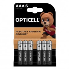 OPTICELL MN2400-6 (LR03) Size AAA, 1.5V, щелочной (alkaline) <уп. 6 шт>