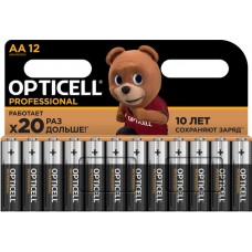 OPTICELL PROFESSIONAL MN1500-12 (LR6) Size AA, 1.5V, щелочной (alkaline) <уп. 12 шт>