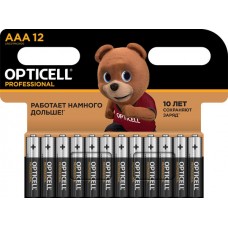 OPTICELL PROFESSIONAL MN2400-12 (LR03) Size AAA, 1.5V, щелочной(alkaline) <уп. 12 шт>