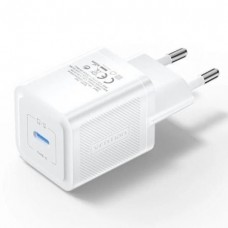 Vention <FEPW0-EU> Зарядное устройство USB (Вх. AC100-240V, Вых.DC5V, 20W, USB-C)