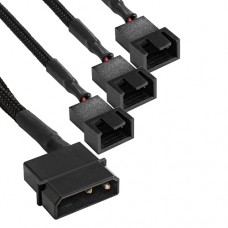 ExeGate <EX-CC-PSU-3xF-0.3> Разветвитель питания для вентиляторов 1big->3x3/4pin 0.3м <EX294791RUS>