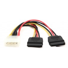 Cablexpert <CC-SATA-PSY> Переходник питания SATA-устройств (1big ->2SATA)