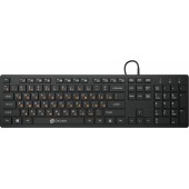 Клавиатура OKLICK Keyboard 520M2U Black <USB> 104КЛ +2xUSB port <1061587>