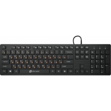 Клавиатура OKLICK Keyboard 520M2U Black <USB> 104КЛ +2xUSB port <1061587>