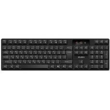 Клавиатура SVEN Wireless KB-C2300W Black <USB> 104КЛ, беспроводная