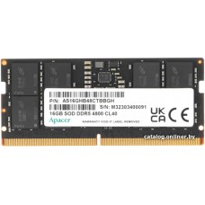 Оперативная память SO-DDR-5 16GB PC5-38400 Apacer AS16GHB48CTBBGH