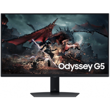 27" Samsung LS27DG500EIXCI (16:9, 2560x1440, IPS, 180 Гц, AMD FreeSync/NVIDIA G-SYNC Compatible, HDR10, HDMI+DP, USB+3.5 jack, регулировка высоты, портретный режим, поворотный 30°, VESA100)