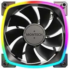 Вентилятор 120mm Montech RX120 PWM (MNT-RX120-B) / 4pin PWM / 120x120x25mm HDB / 800-1600rpm / Black