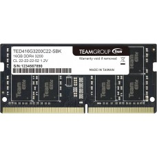 SO-DIMM DDR4 16Gb PC-25600 3200MHz Team Elite (TED416G3200C22-S01) CL22; 1.2 В