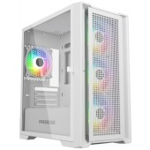 Корпус MicroATX Без БП Powercase Alisio Micro X4W V2 (CAMCXW-A4) (Tempered Glass, 2xUSB 2.0, 1xUSB-A 3.2 5Гбит/с, 4х120mm ARGB fans, ARGB HUB, HD Audio+Mic, VGA MAX 305mm, CPU MAX 160mm, пылевые фильтры) White