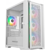 Корпус MicroATX Без БП Powercase ByteFlow Micro White (CAMBFW-A4) (Tempered Glass, 2xUSB 2.0, 1xUSB-A 3.2 5Гбит/с, 4х120mm ARGB fans, ARGB HUB, HD Audio+Mic, VGA MAX 305mm, CPU MAX 160mm, пылевые фильтры) White