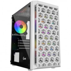 Корпус MicroATX Без БП Powercase Mistral Micro T3W (CMIMTW-L3) (Tempered Glass, 2xUSB 2.0, 1xUSB-A 3.2 5Гбит/с, 2x140mm FAN, 1x120mm ARGB FAN, HD Audio+Mic, VGA MAX 280mm, CPU MAX 185mm, пылевые фильтры) White