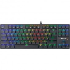 Клавиатура механическая Defender Cleikos GK-135 RU,RGB,чер,BT+2.4G,корич.св,87 (45135)