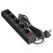 Сетевой фильтр ExeGate <SP-5-1.5B> EX266859RUS 1.5м (5 розеток) черный