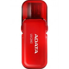 USB2.0 32Gb ADATA UV240 (AUV240-32G-RRD) USB 2.0 Type-A, пластик, раскладной корпус, красный