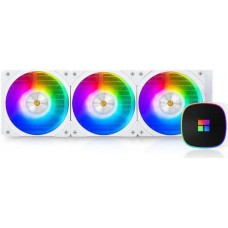 Система водяного охлаждения Thermalright Frozen Horizon 360 White ARGB (F-HORIZON-360-WH) / (LGA115X/1200/1700/2011/2066/FM1/FM2/FM2+/AM2/AM2+/AM3/AM3+/AM4/AM5) / 360mm / 3x120mm / White