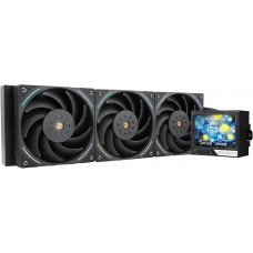 Система водяного охлаждения Thermalright Mjolnir Vision 360 Black ARGB (MM-VISION-360-BL-ARGB) / (LGA115X/1200/1700/2011/2066/FM1/FM2/FM2+/AM2/AM2+/AM3/AM3+/AM4/AM5) / 360mm / 3x120mm / Black