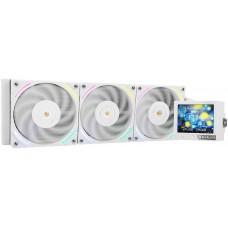 Система водяного охлаждения Thermalright Mjolnir Vision 360 White ARGB (M-VISION-360-WH-ARGB) / (LGA115X/1200/1700/2011/2066/FM1/FM2/FM2+/AM2/AM2+/AM3/AM3+/AM4/AM5) / 360mm / 3x120mm / White