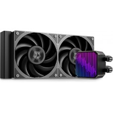 Система водяного охлаждения ID-Cooling DX240 MAX BLACK LGA1851/1700/1200/115X, AMD AM5/AM4 (TDP 300W, ARGB FAN and PUMP, PWM, DOUBLE FAN 120mm) RET