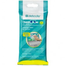 Defender Салфетки чистящие влажные CLN30202 унив. в мяг уп. (20шт), ECO