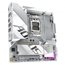 MB Gigabyte B850M A ELT WF6E ICE Soc-AM5 (B850) 2xPCI-Ex16 2xM.2 2.5GbE LAN WiFi 6E BT 5.3 3xARGB+RGB RAID 0/1/10 4xDDR5 8200MHz+ DP+HDMI(Front) ATX White RTL