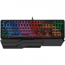 Клавиатура A4Tech Bloody B975P (игровая для ПК, механическая, Light Strike Libra Orange, ход линейный/тактильный, пластик, интерфейс подключения - USB-A, подсветка, кириллица: да, цвет черный/красный )