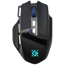 Мышь беспроводная Defender Knight GM-885 (52885) (полноразмерная игровая мышь для ПК, беспроводная радио, сенсор оптический 3200 dpi, 7 кнопок, колесо с нажатием, цвет черный)