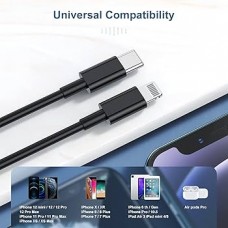 Кабель USB 2.0 AM - Lightning 8-pin витой, KS-is KS-495B-1 1,0м