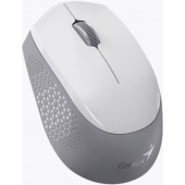 Двухрежимная беспроводная бесшумная мышь Genius NX-8000S BT, белый, 31030034400