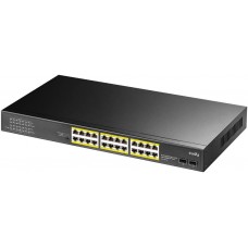 Коммутатор Cudy GS2024S2 (L2+, 24 x 1Gb RJ45, 4x 1G SFP, 19")