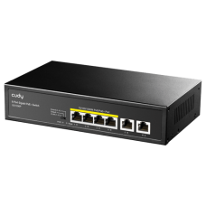 Коммутатор Cudy GS1006P (4 x PoE 1Gbit RJ45 + 2 x 1Gbit RJ45 Uplink, Unmanaged, 65W)