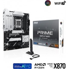 MB ASUS PRIME X870-P Soc-AM5 (X870) 4xPCI-Ex16 4xM.2 2.5GbE LAN 3xARGB RAID 0/1/10 4xDDR5 8200MHz+ HDMI+2xUSB Type-C ATX RTL
