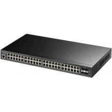 Коммутатор Cudy GS2048PS4-720W (L3, 48 x PoE 1Gb RJ45, 4 x 10G SFP+, 720W, 19", сертификат ОАЦ)