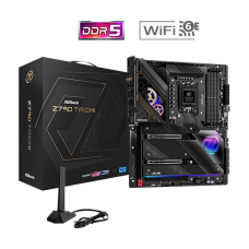 MB ASRock Z790 TAICHI Soc-1700 3xPCI-Ex16 5xM.2+M.2(Wi-Fi) 2.5GbE LAN Wi-Fi 6E BT 5.3 3xARGB+RGB RAID 0/1/5/10 CrossFire 4xDDR5 7200MHz+ HDMI+2xType-C ATX RTL