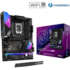 MB ASRock Z890 Lightning WiFi Soc-1851 (Z890) 2xPCI-Ex16 PCI-Ex4 4xM.2+M.2 (WiFi/BT) 2.5GbE LAN WiFi 7 BT 5.4 3xARGB+RGB RAID 0/1/5/10 4xDDR5 9466MHz+ 2xType-C+HDMI ATX RTL