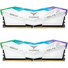 DDR5 32Gb KiTof2 PC-48000 6000MHz Team T-Force Delta RGB (FF4D532G6000HC38ADC01) CL38-38-38-78 White