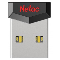 USB2.0 32Gb Netac UM81 (NT03UM81N-032G-20BK) (без колпачка, пластик, цвет черный )